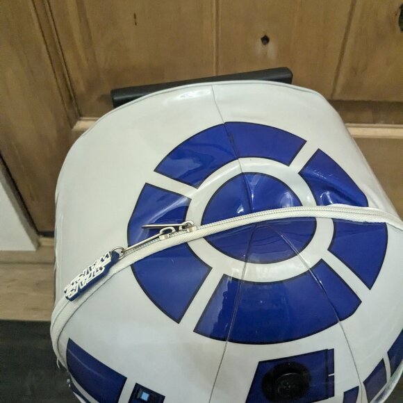 Disney Store Star Wars R2D2 Rolling Suitcase Luggage With Light And Sounds WORKS - Picture 6 of 15